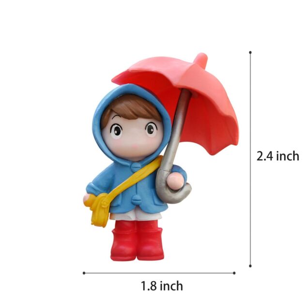 decore flottant petite fille avec parapluie