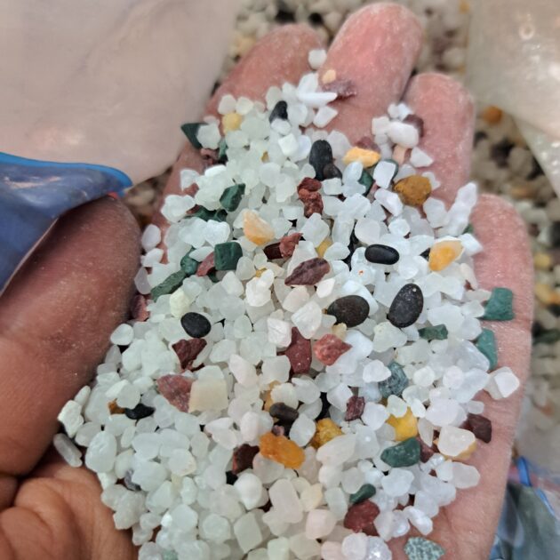 sable importation 100%naturelle blanc cassé